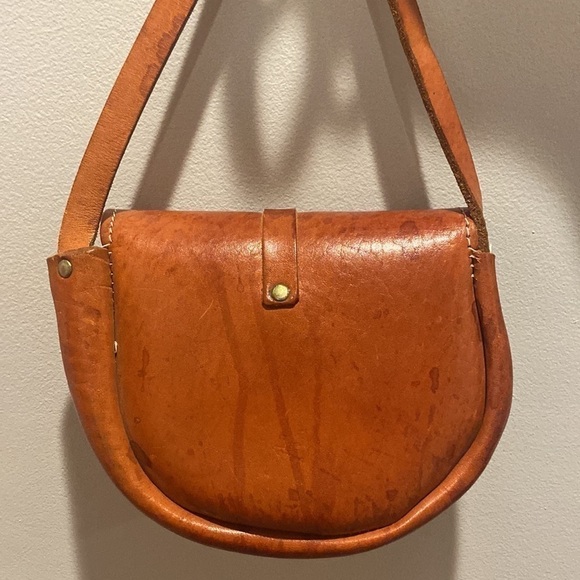 Small Brown Leather Crossbody - Picture 2 of 6